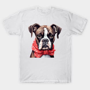 Fancy Boxer Dog T-Shirt